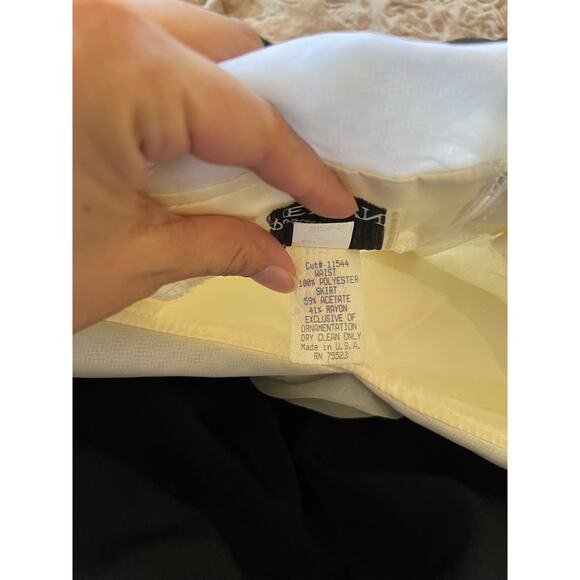 Vintage‎ 80s tulle bow off shoulder mini dress size small - Picture 7 of 10